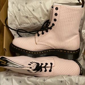 Brand NEW pale baby pink Doc Martens boots Page WC